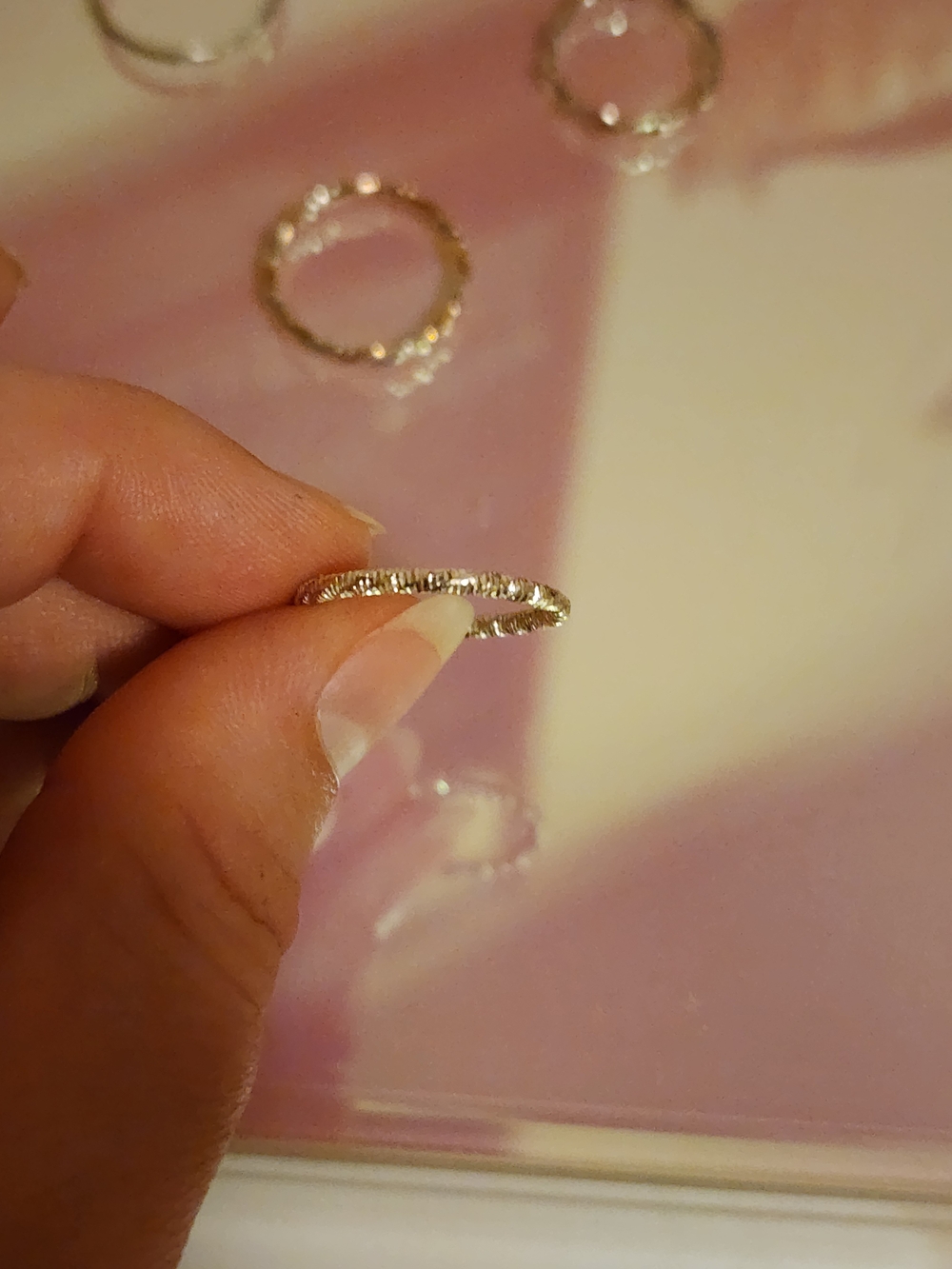 Delicate Stacking Rings Set - 6 Piece - Picture 3 of 7